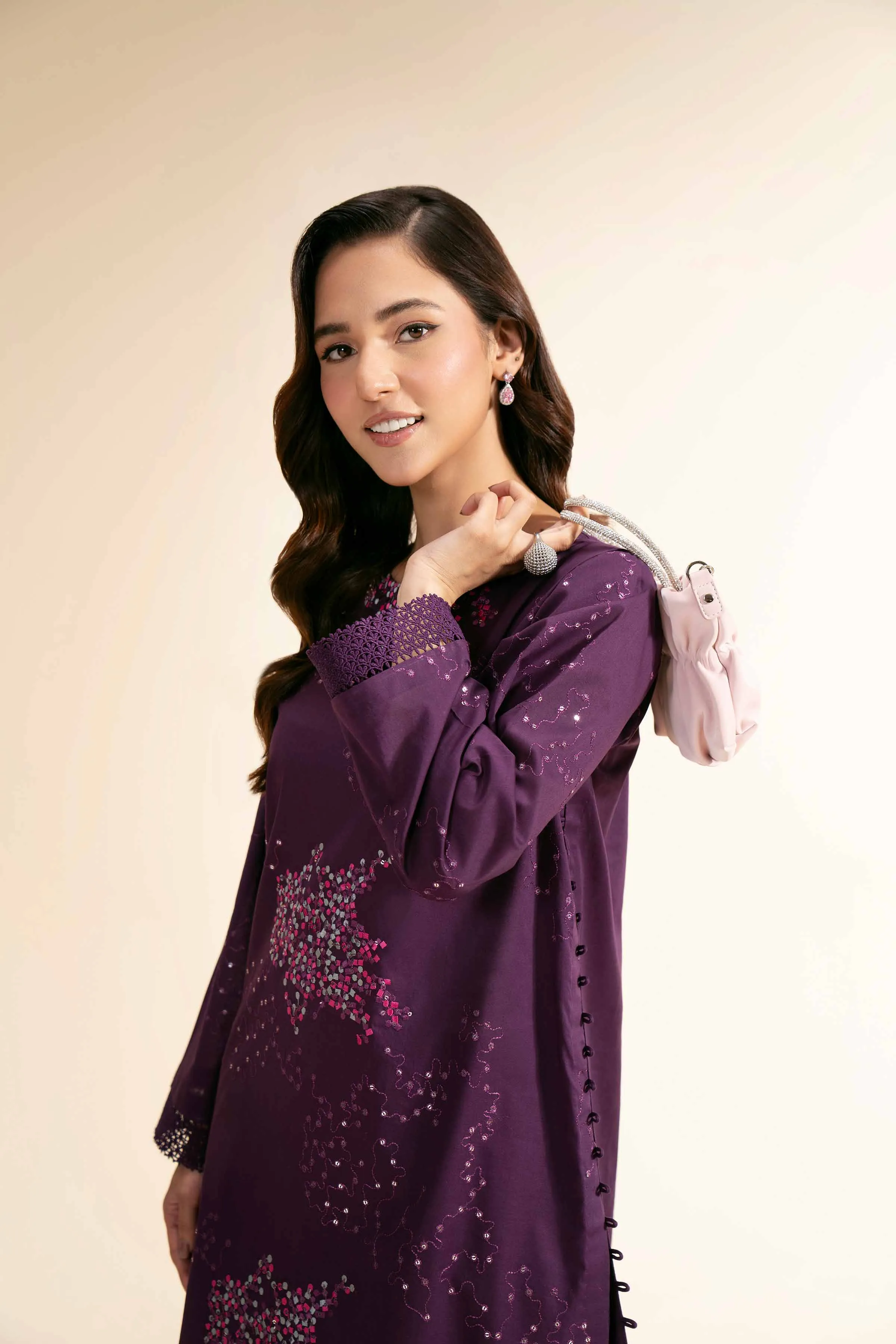 2 Piece - Dyed Embroidered Suit - 42501258