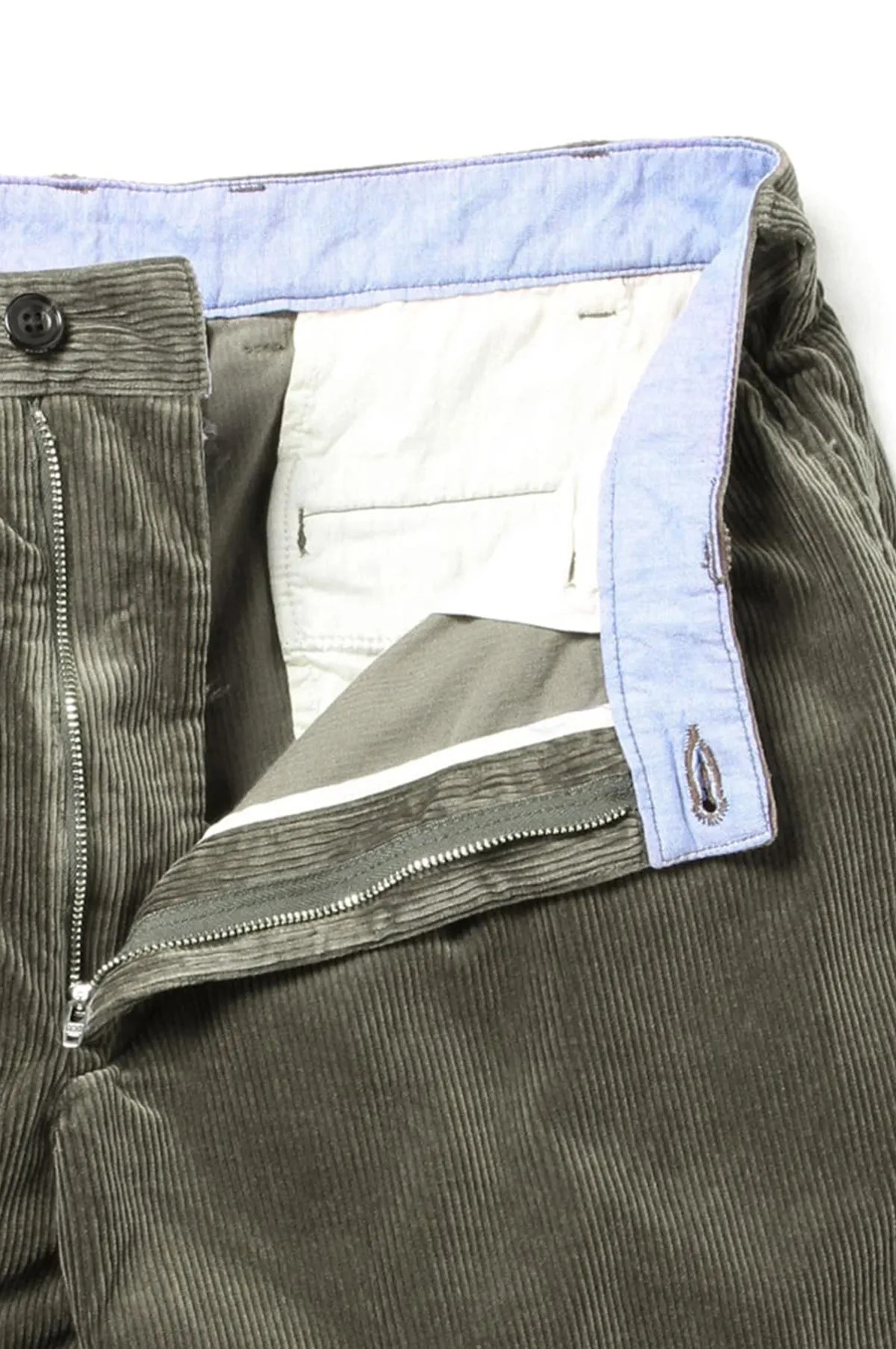 2 Pleats Corduroy D.Green