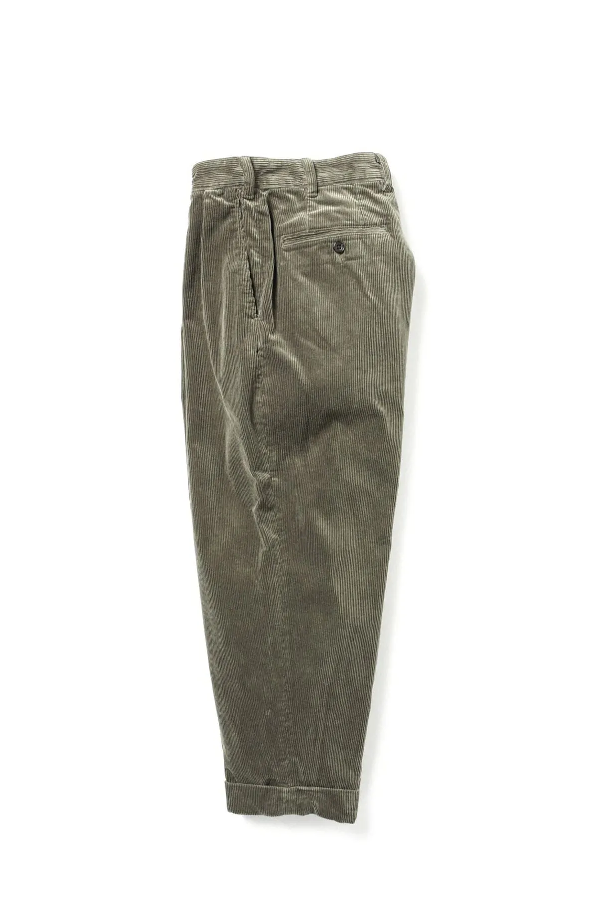2 Pleats Corduroy D.Green