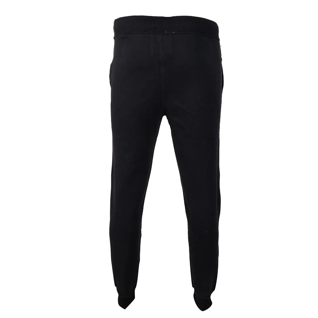 Abercrombie And Fitch Embroidered Moose Designed Black Joggers