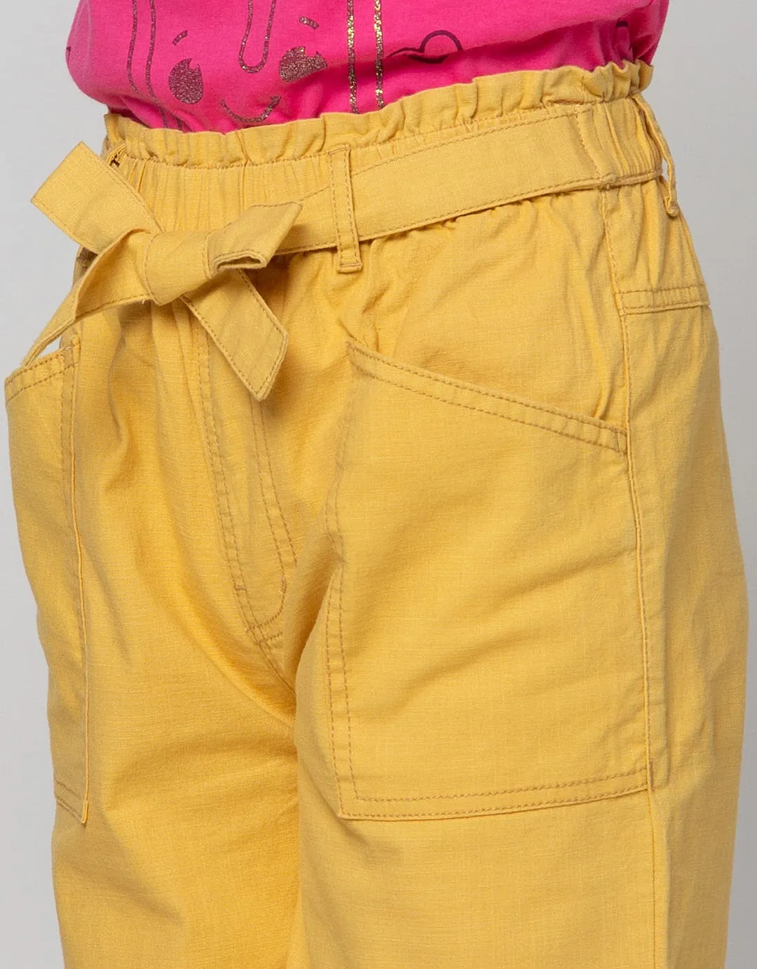 Aero Long Pants Kulot Polos Pinggang Karet Pita