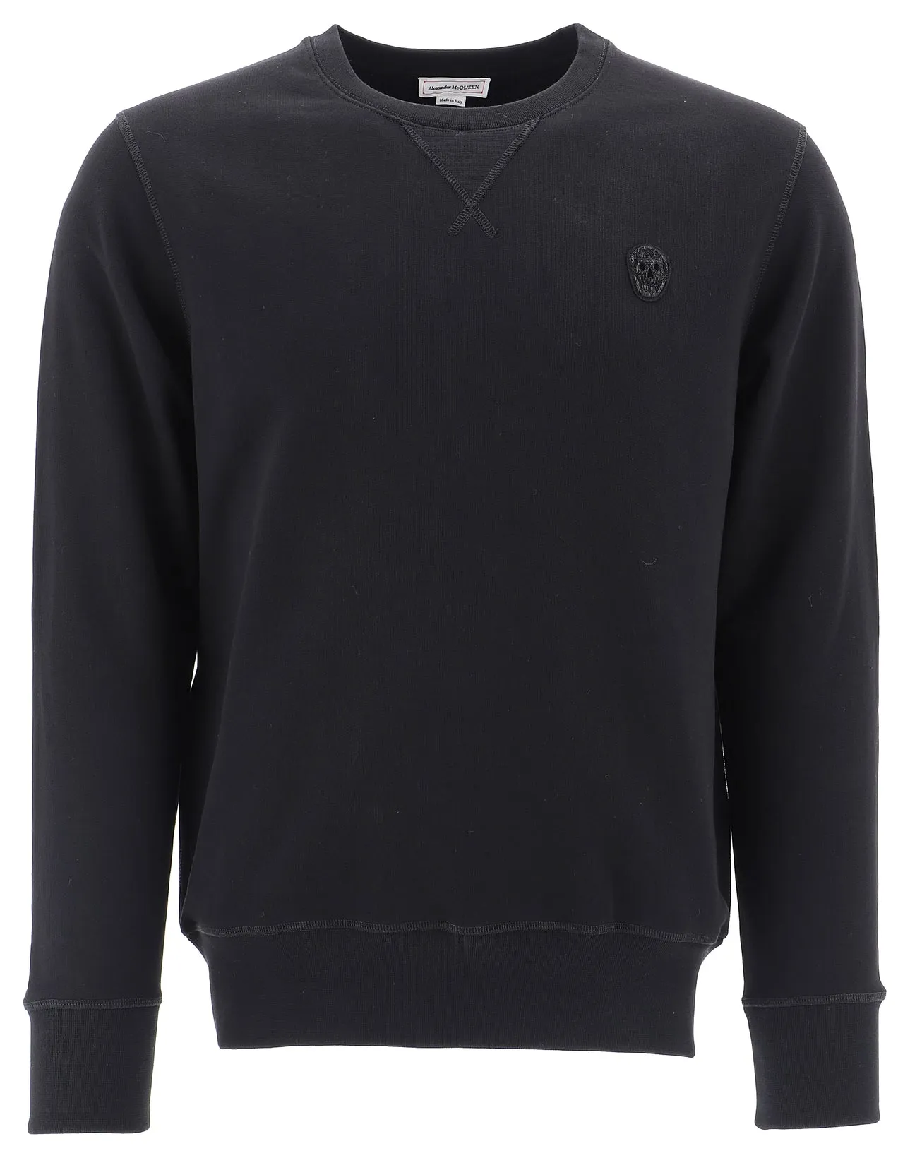 Alexander McQueen Skull Patch Crewneck Jumper