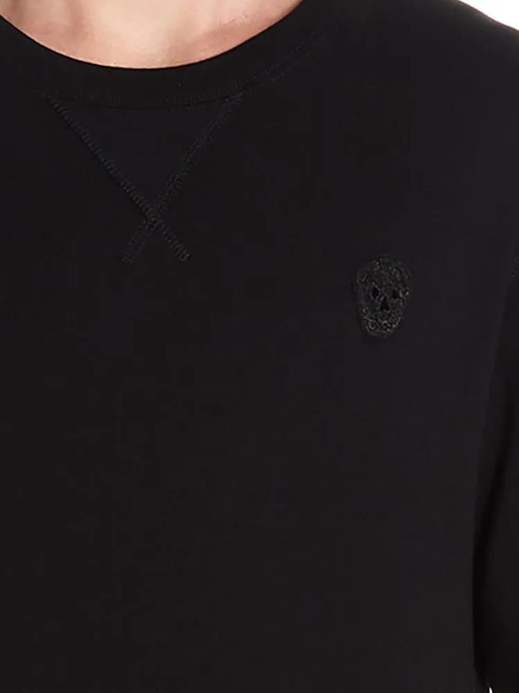 Alexander McQueen Skull Patch Crewneck Jumper