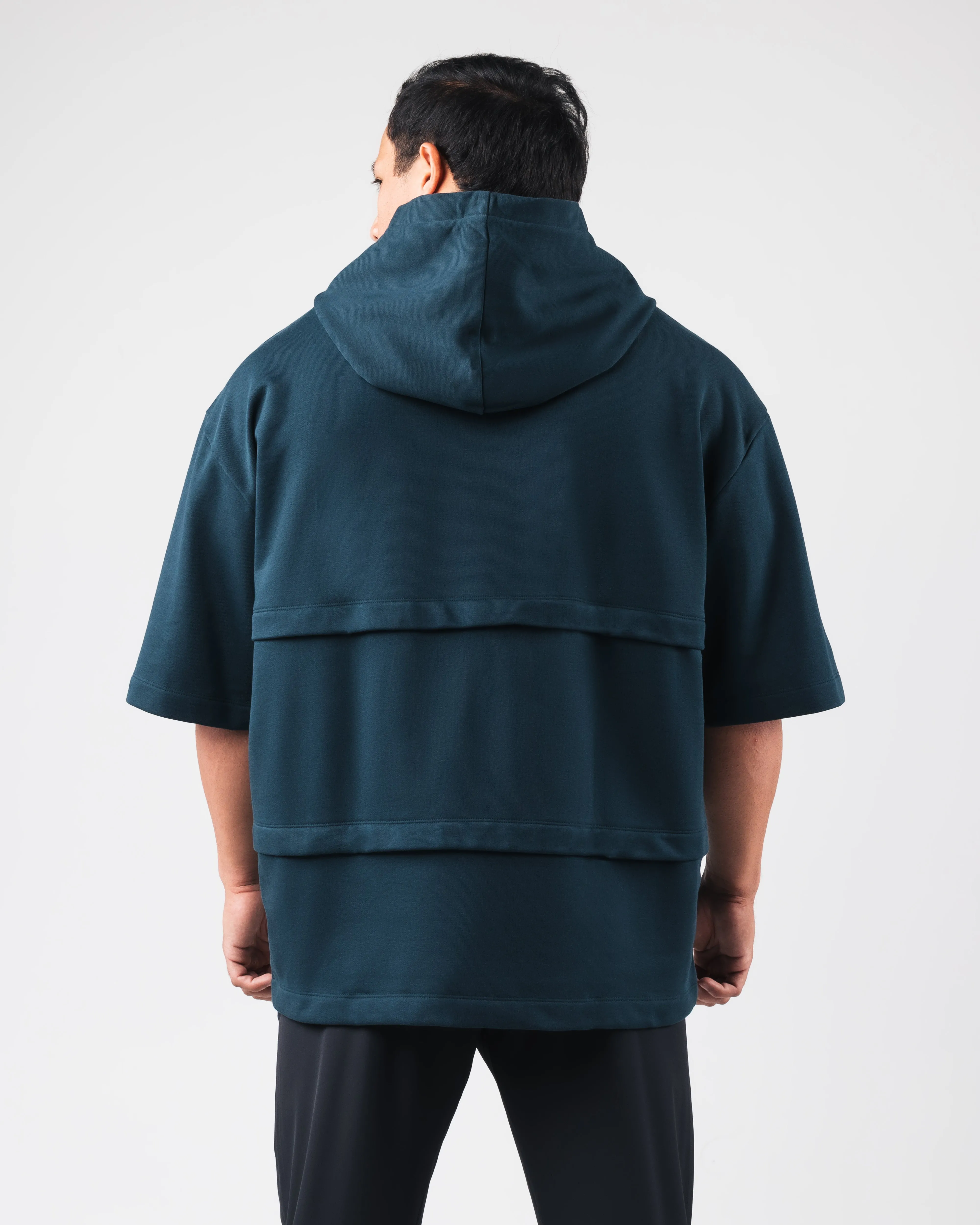 Alpha Layered Hoodie - Dark Cyan
