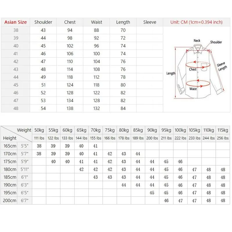 Anchor Print Long Sleeved Slim Fit Business Dress Shirt