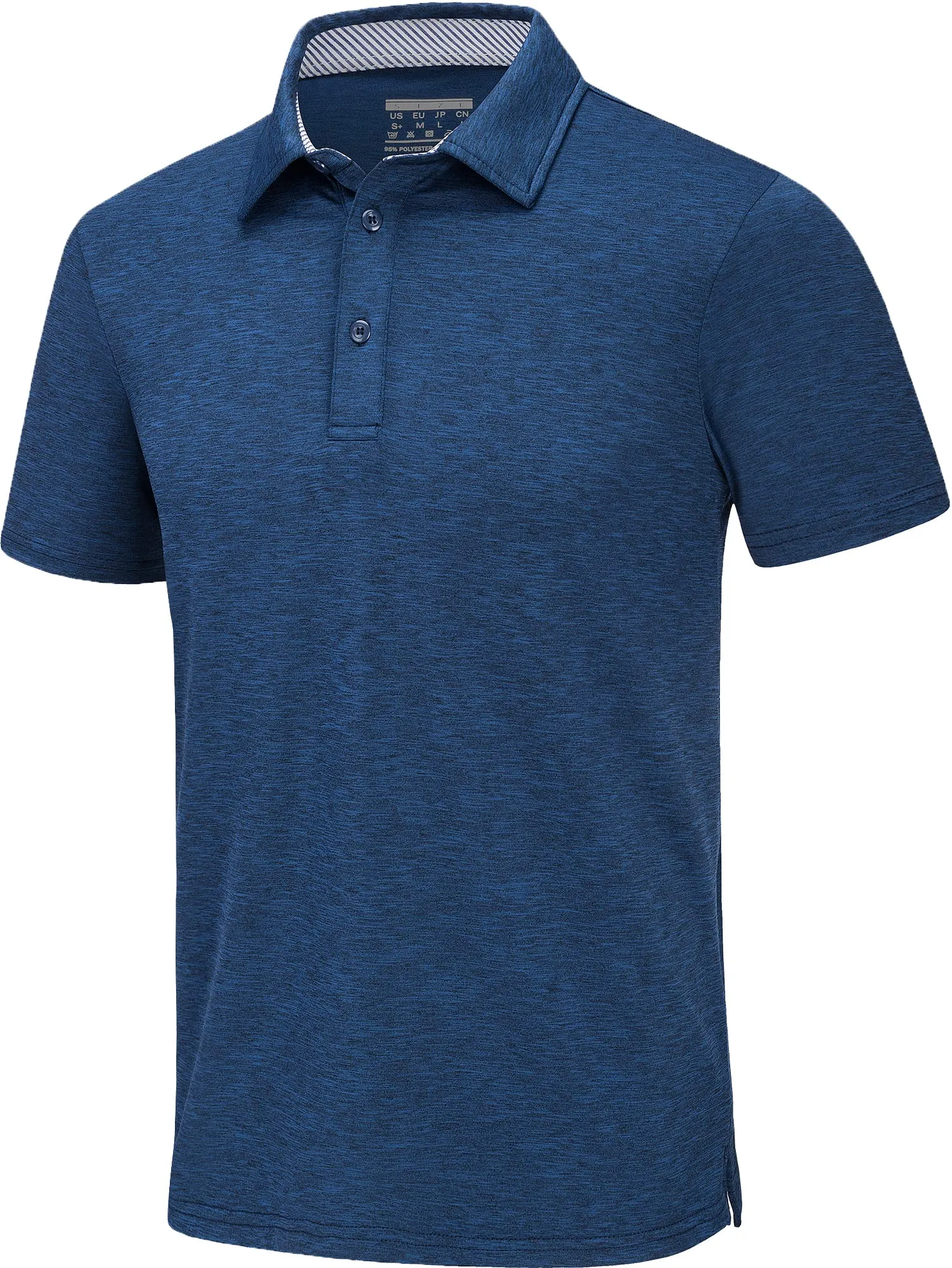 Angelo Ricci™ Button Down Business Dress Polo Shirt