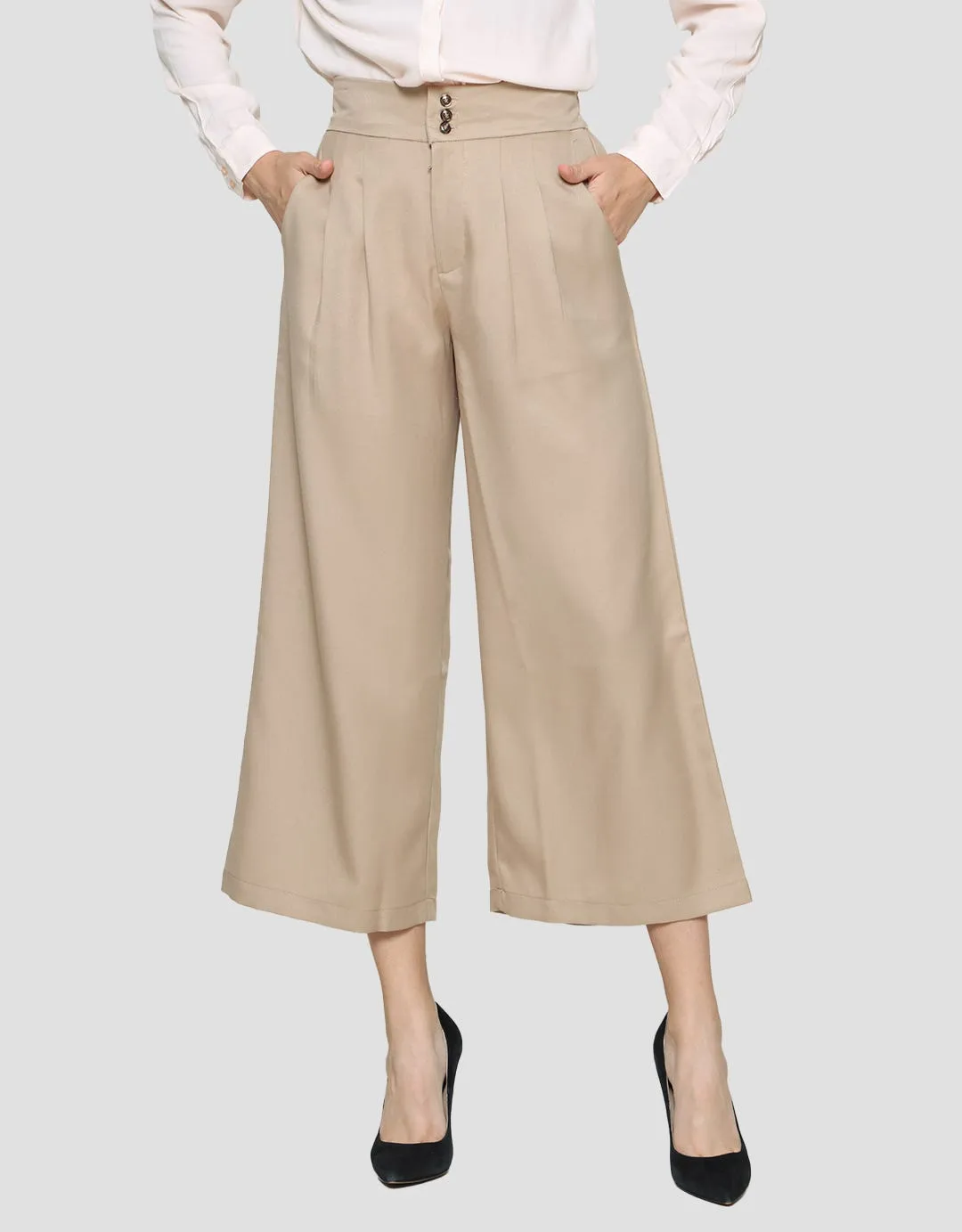 Annisa Cherry Twill Celana Panjang Wanita