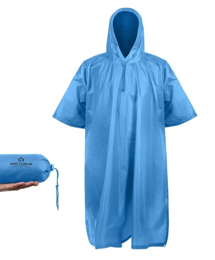 Arcturus Ripstop Rain Poncho Blue
