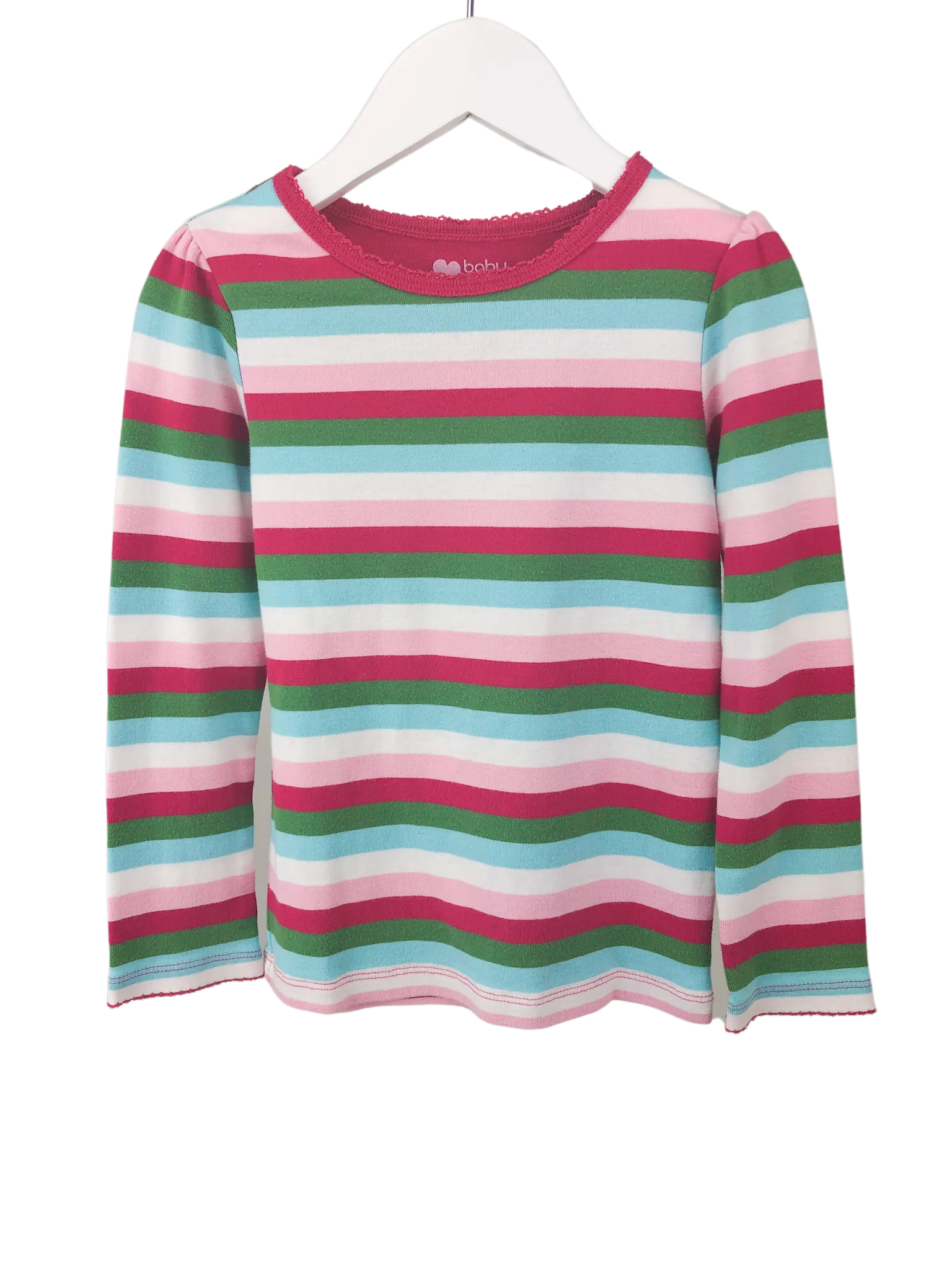 Baby Gap, Girls' Multi-Striped Tee, Size 5