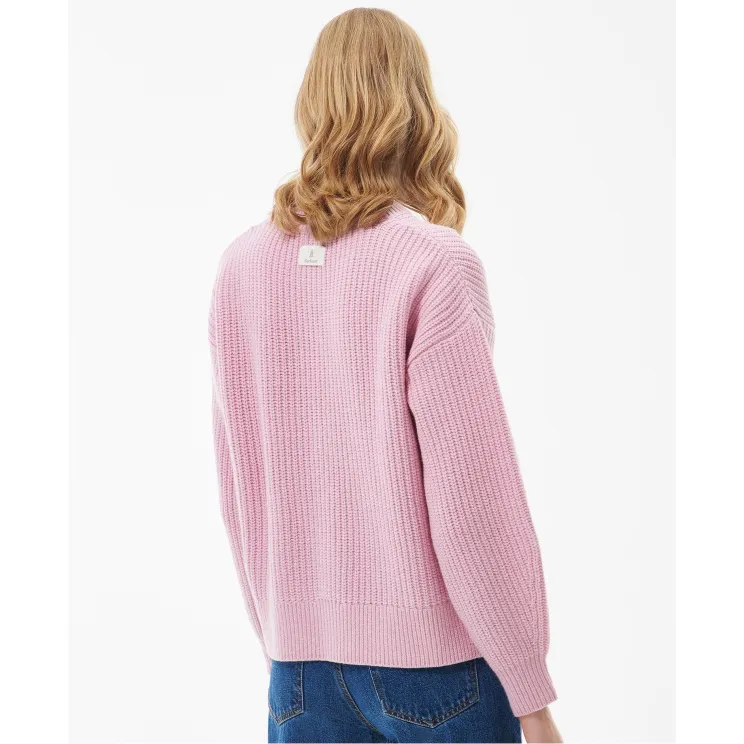 Barbour Horizon Fisherman Knitted Jumper LKN1434PI16
