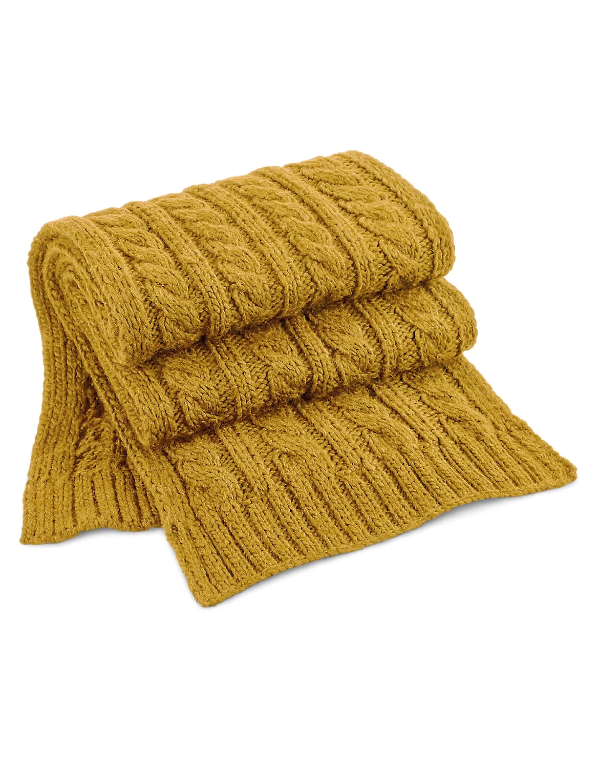 Beechfield  Cable Knit Melange Scarf B499