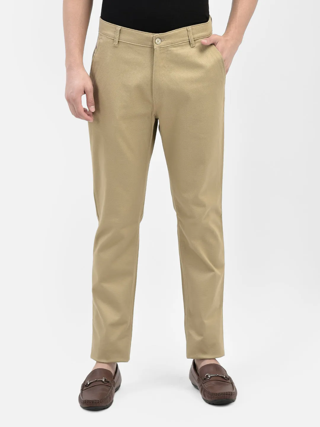 Beige Chinos Trousers