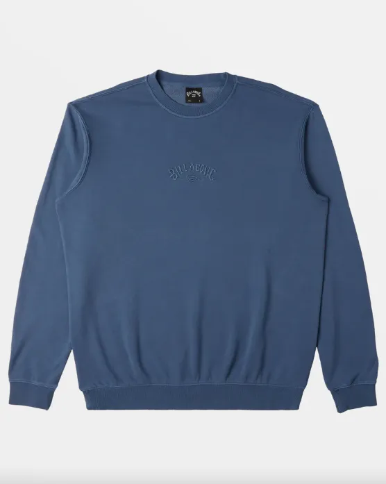 Billabong Wave Washed Crew - Slate Blue