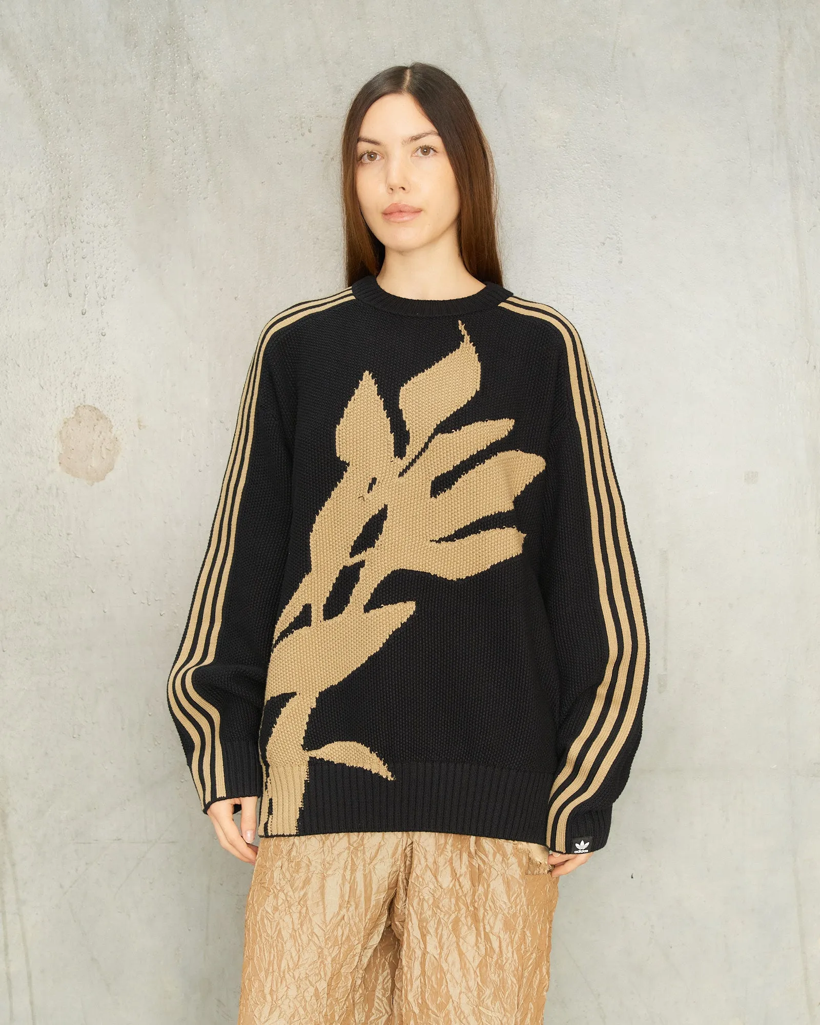 Black Adidas Crewneck Jumper