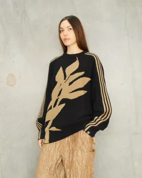 Black Adidas Crewneck Jumper