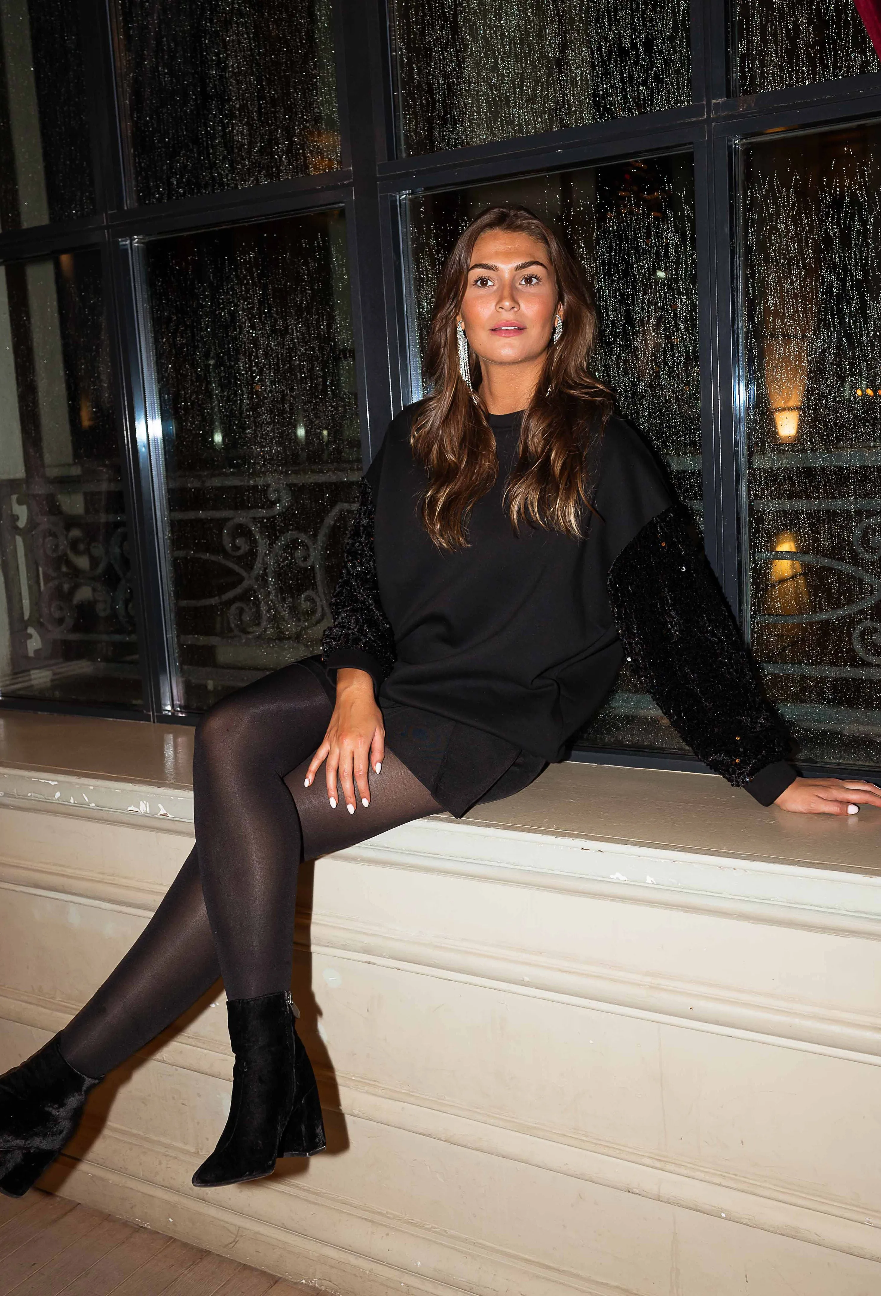 Black Davis Sweater