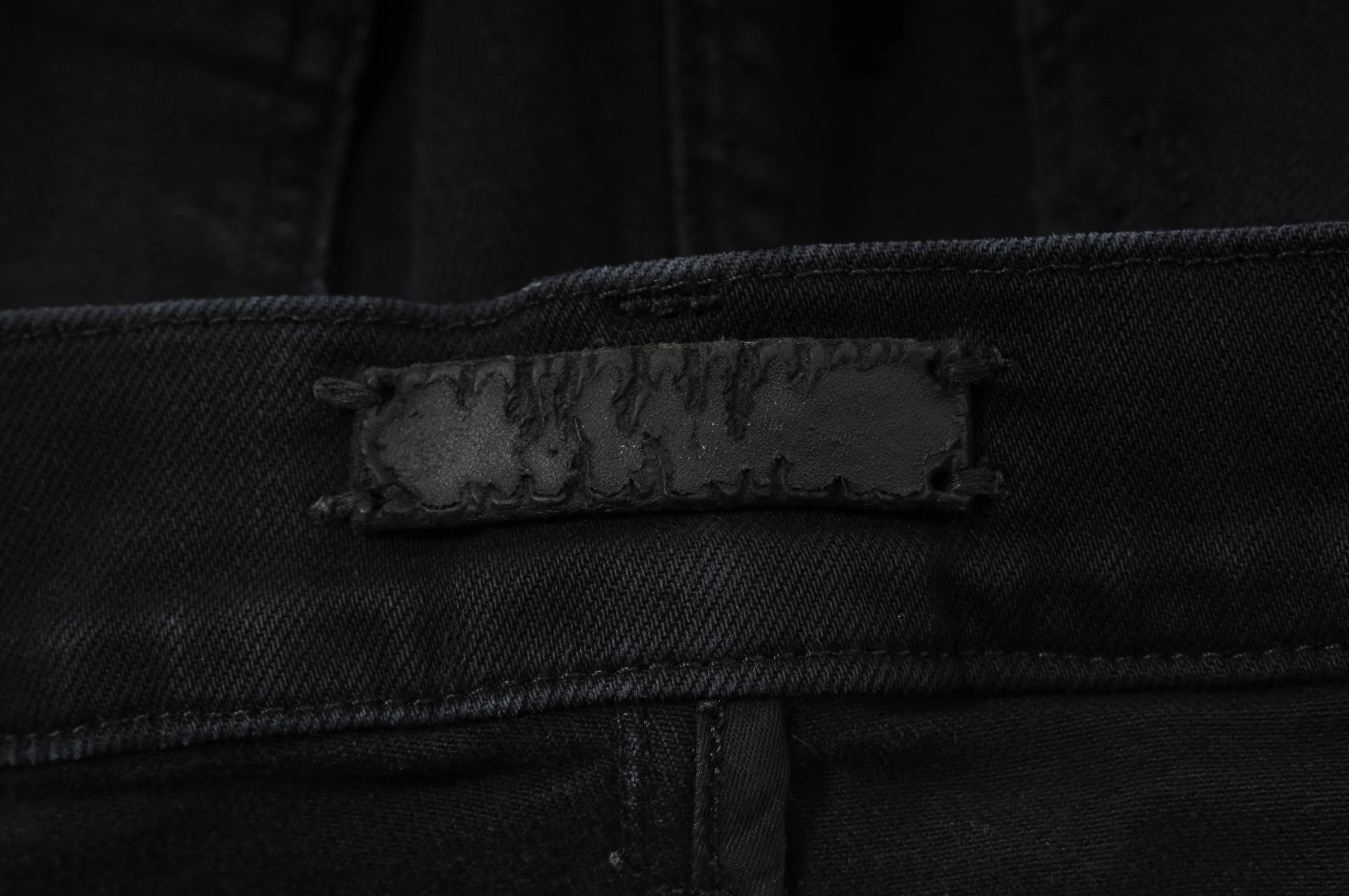 Black Mx1 Biker Stretch Skinny Denim Jeans