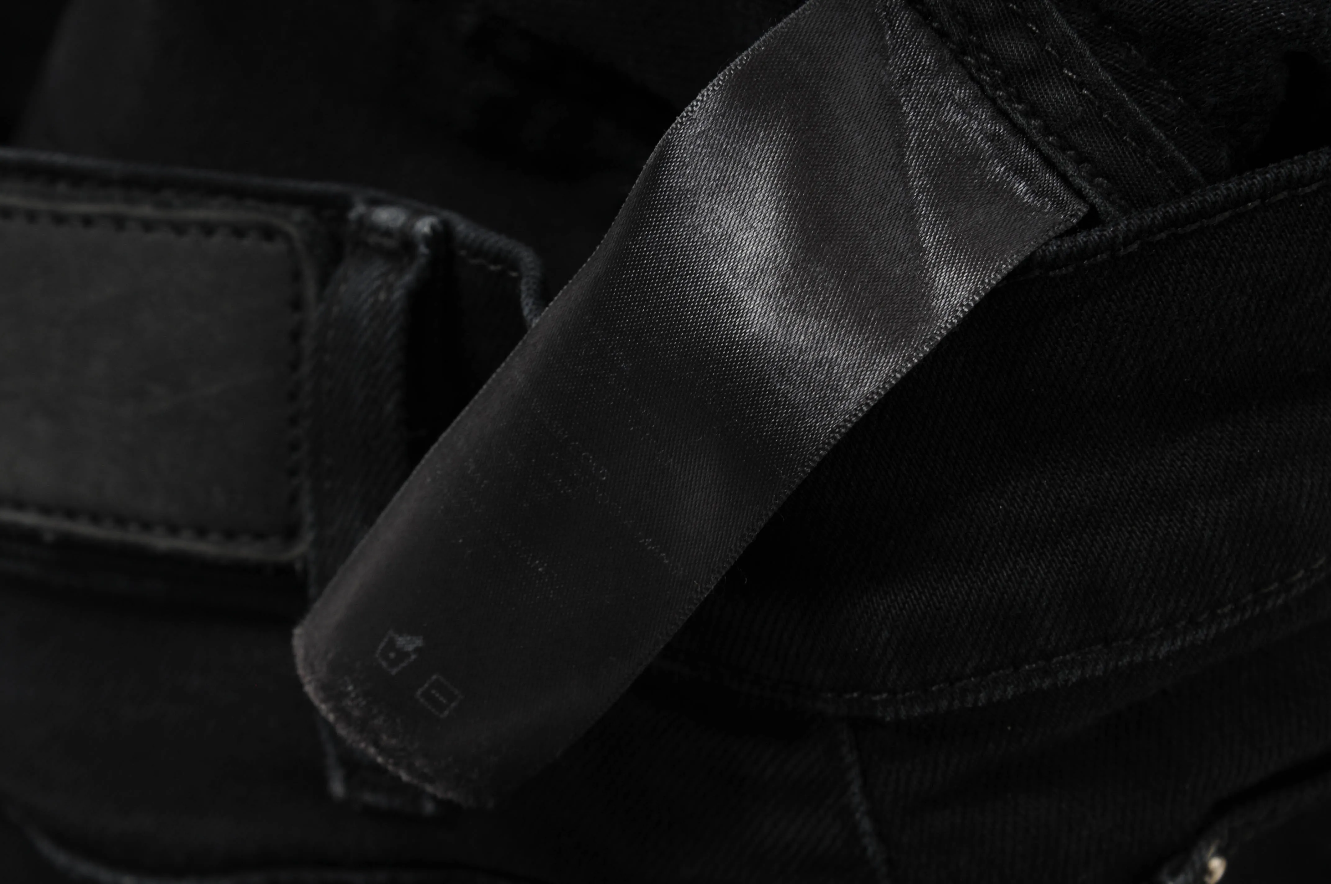 Black Mx1 Biker Stretch Skinny Denim Jeans