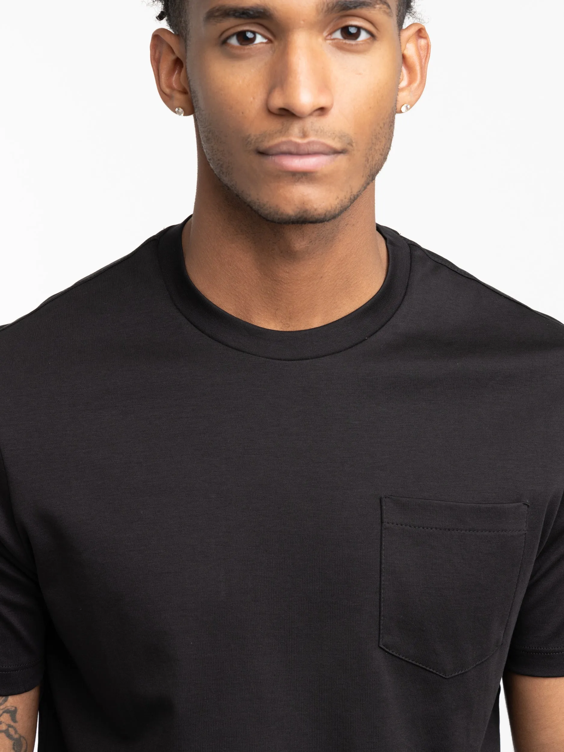 Black Supima Cotton Jersey