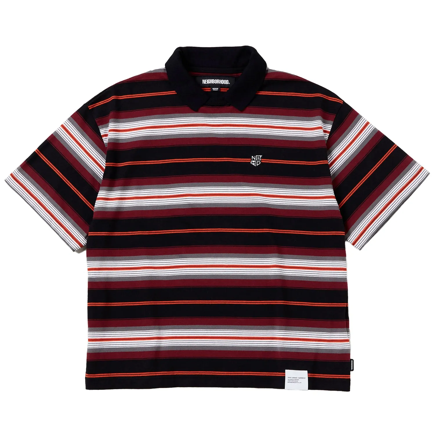 Border Crewneck Polo SS