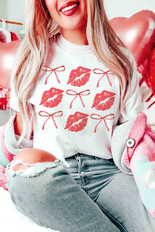 BOWS AND KISSES Graphic T-Shirt