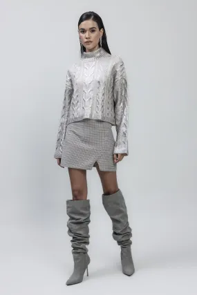 BSL Women Mini Pencil Skirt - Le Blanc-Mesnil