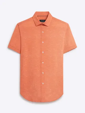 Bugatchi - Short Sleeve Shirt - OoohCotton Tech - 8 Way Stretch - Modern Fit - VF9510F40