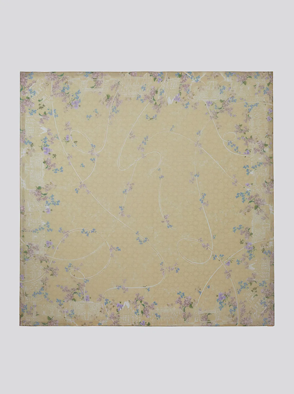 BUNDLING BAMED X KAMI ORVA LONDON SIGNATURE SCARF BUTTERCUP