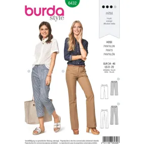 Burda Style Pattern B6432 Women's Dress Trousers