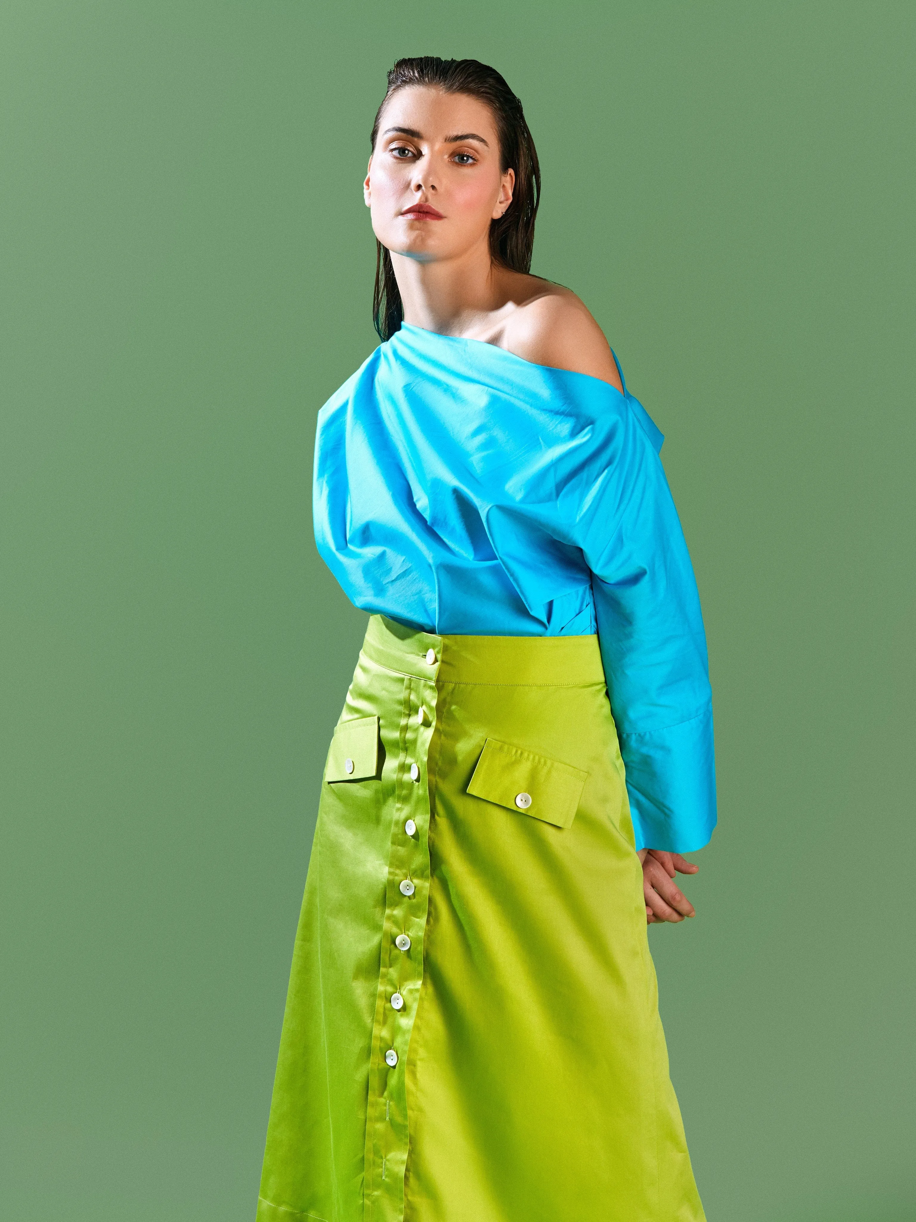Button Down Skirt
