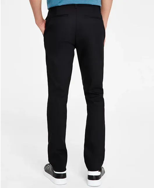 Calvin Klein Men's Slim Fit Modern Stretch Chino Pants Black 32 x 30