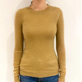 Camel Brown Crew Neck Jumper Extra Small