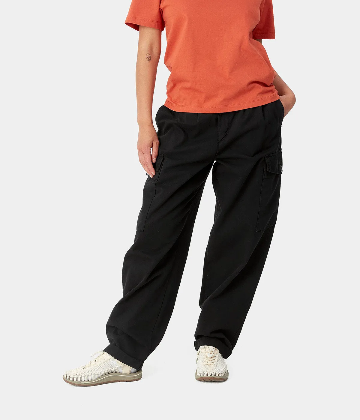 CARHARTT WIP WOMEN COLLINS PANT I029789 BLACK
