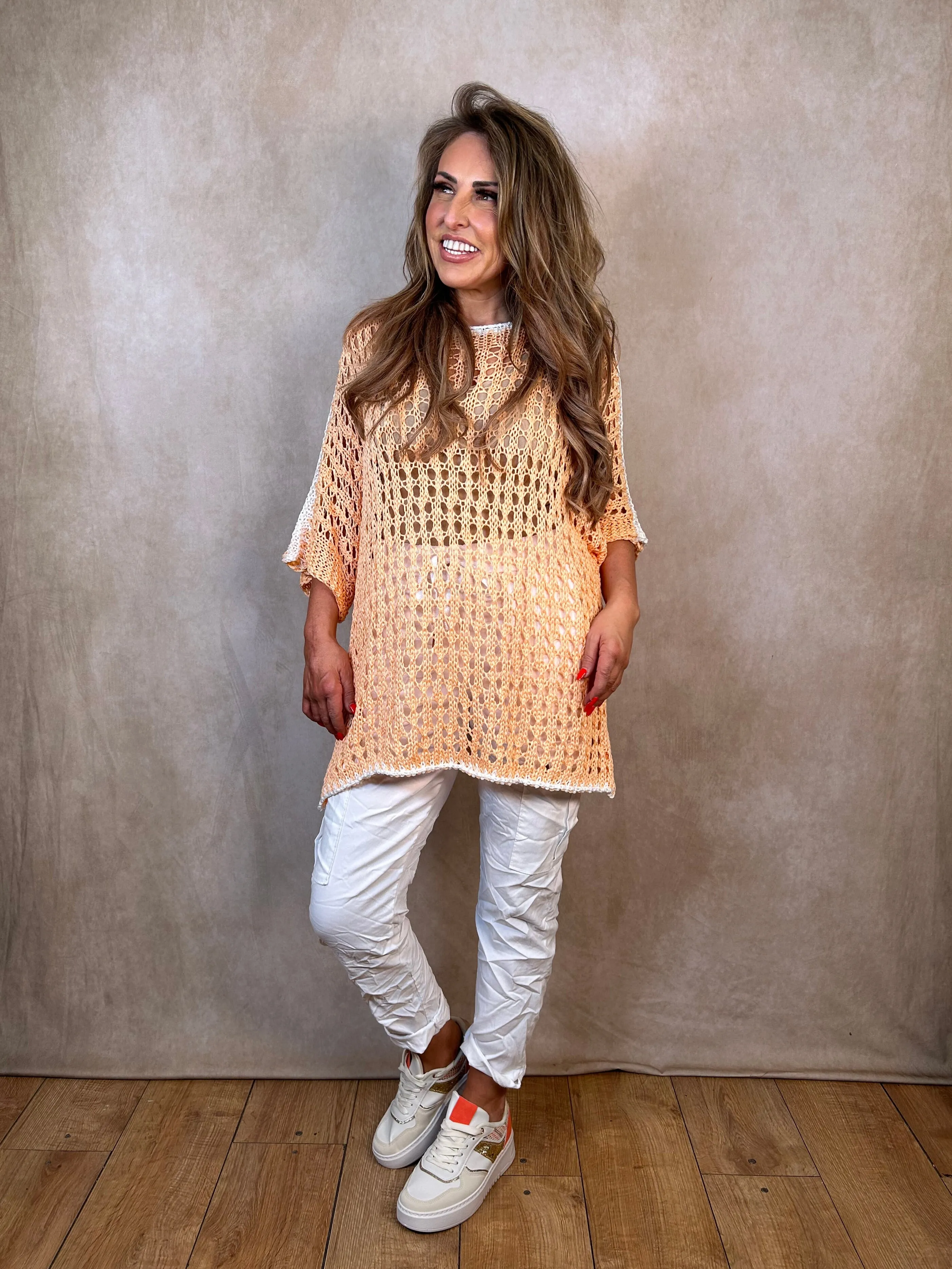 Cassie Crochet Top
