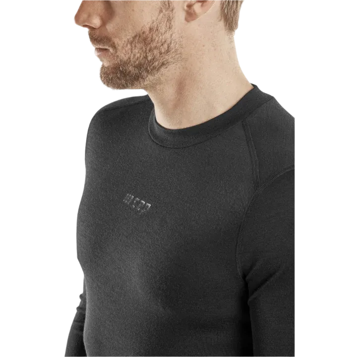 CEP | Cold Weather Merino Long Sleeve | Men's | Black