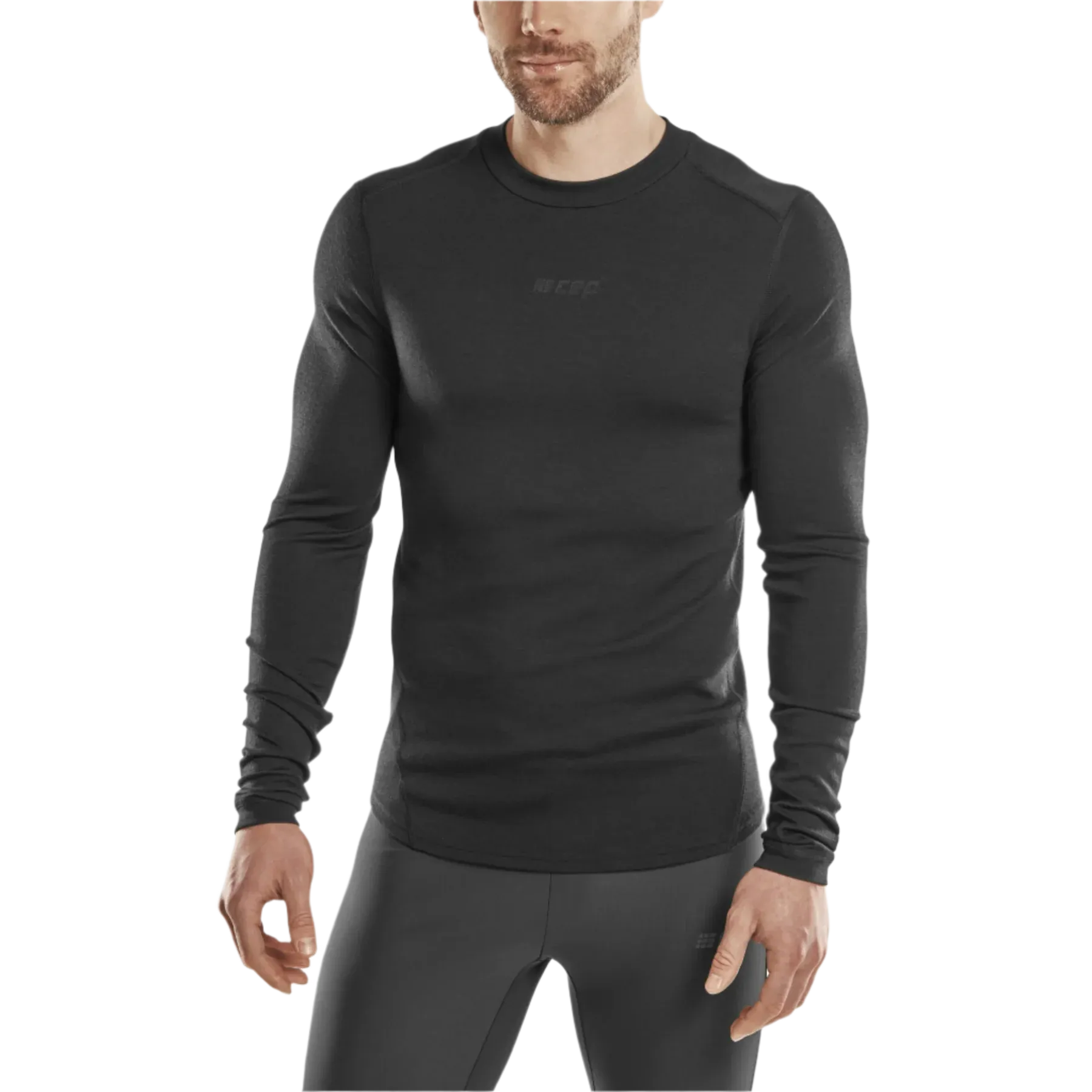 CEP | Cold Weather Merino Long Sleeve | Men's | Black
