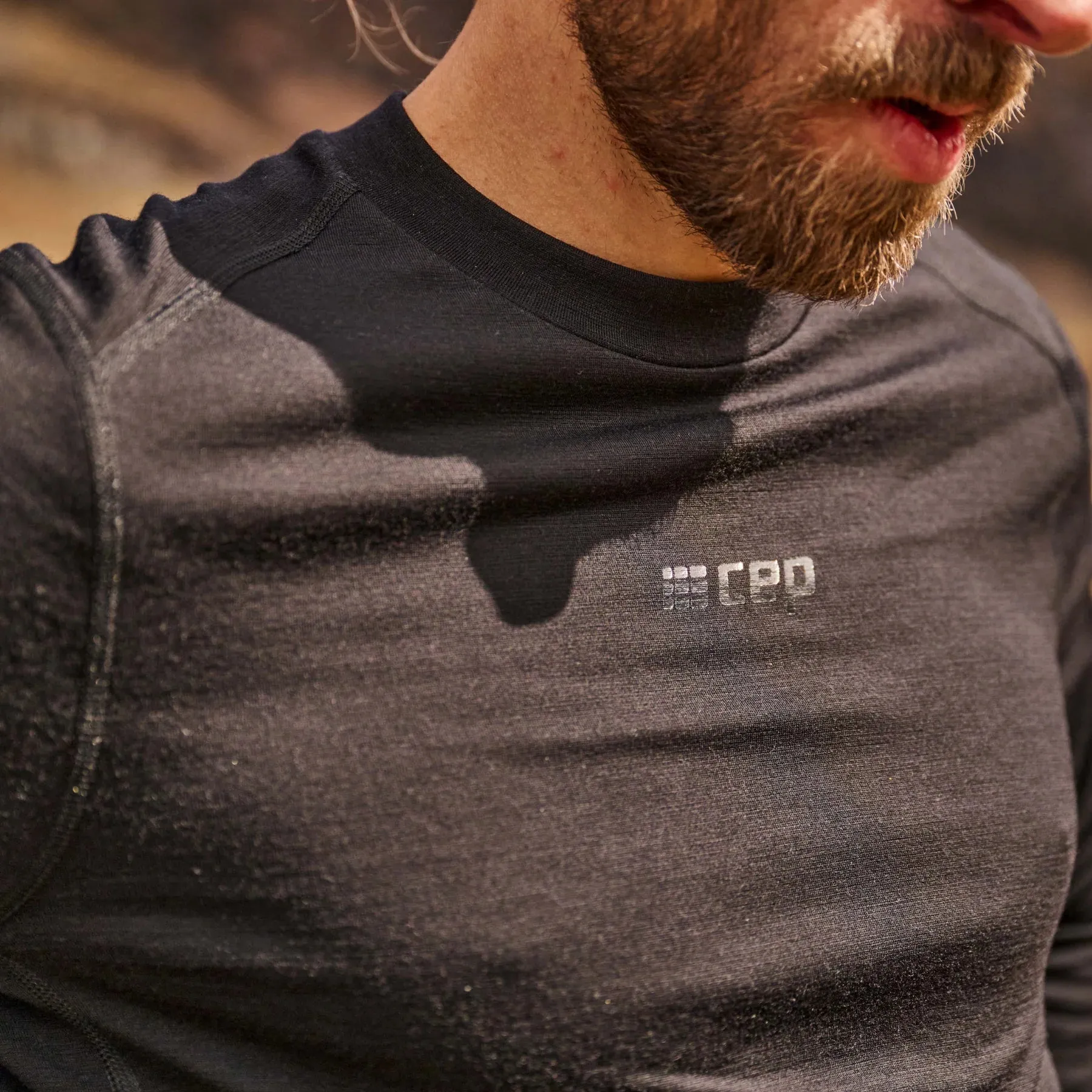 CEP | Cold Weather Merino Long Sleeve | Men's | Black