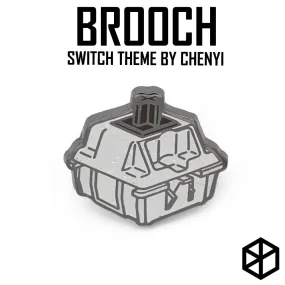Chenyi Keyboard Switch Cheme Brooch Pin Cardigan Shirt Shawl Pin cherry switch red blue black brown