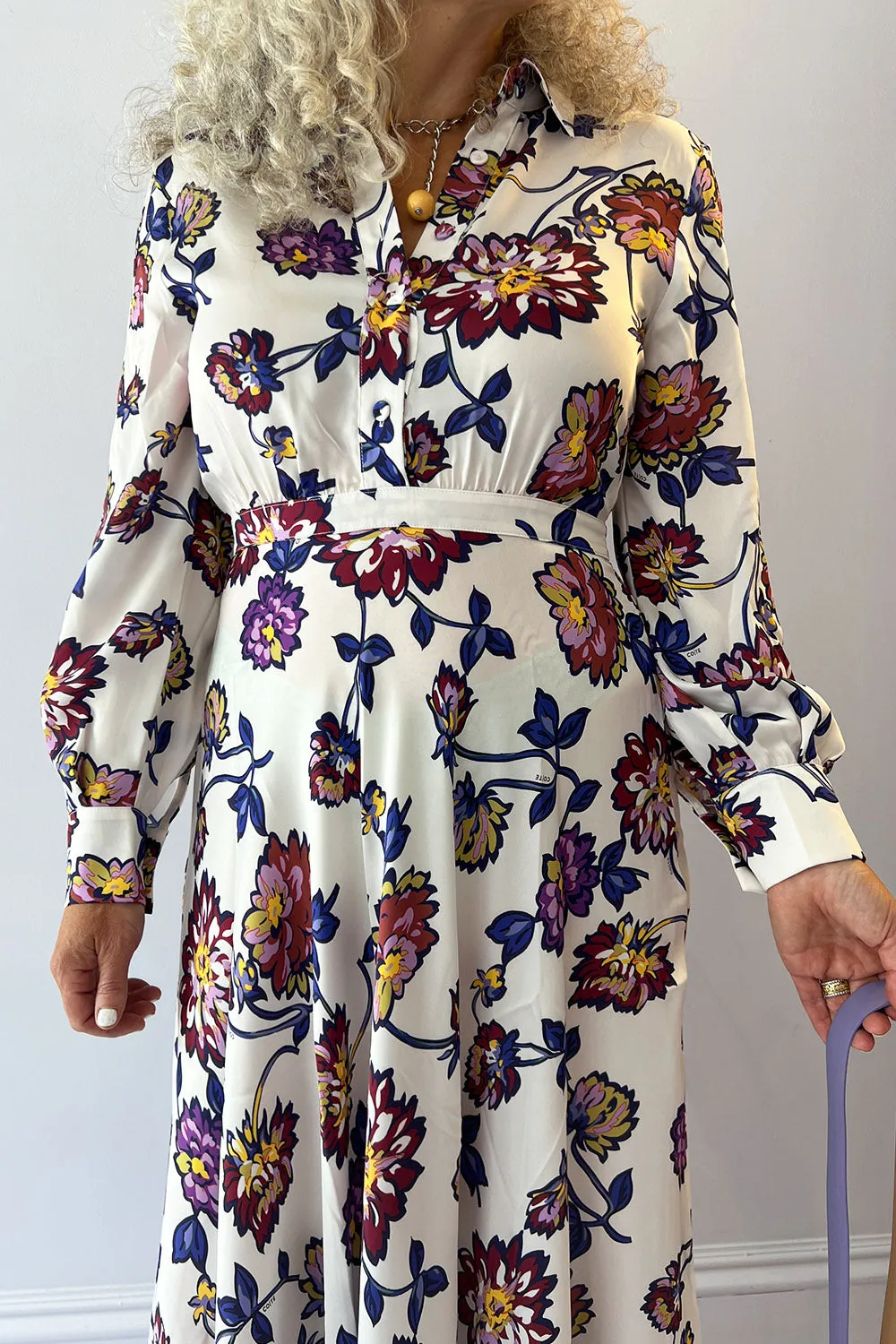 CO|TE- Marina Dress: White Floral
