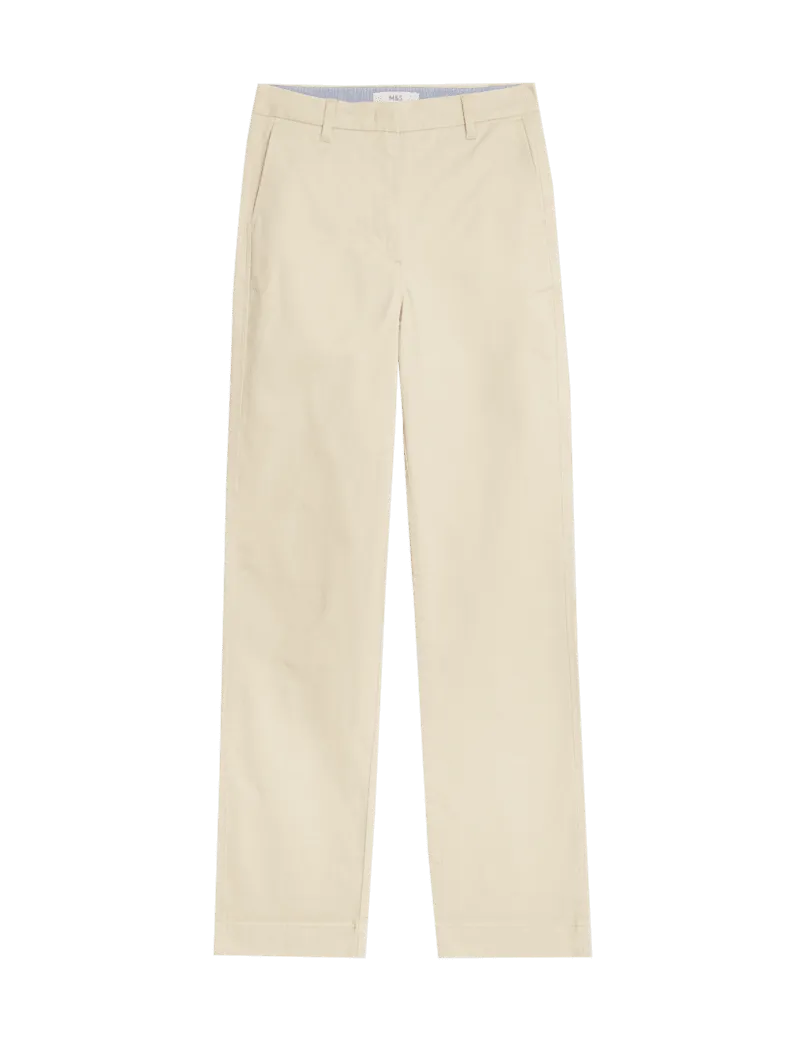 Cotton Rich Straight Leg Chinos