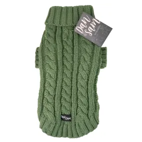 Dan & Sam - Knitted Sweater (Olive Green) - 50cm