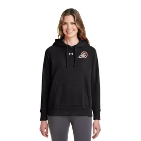 De Pere Central Lacrosse - Black Ladies UA Hoodie - Ghostbirds Logo