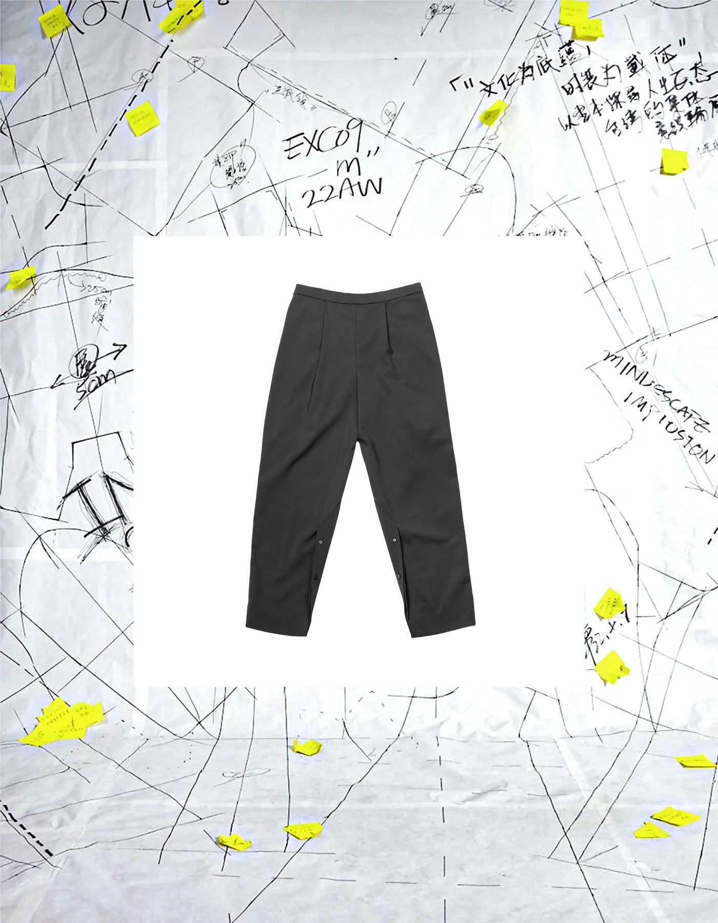 Deconstructed Functional Trousers