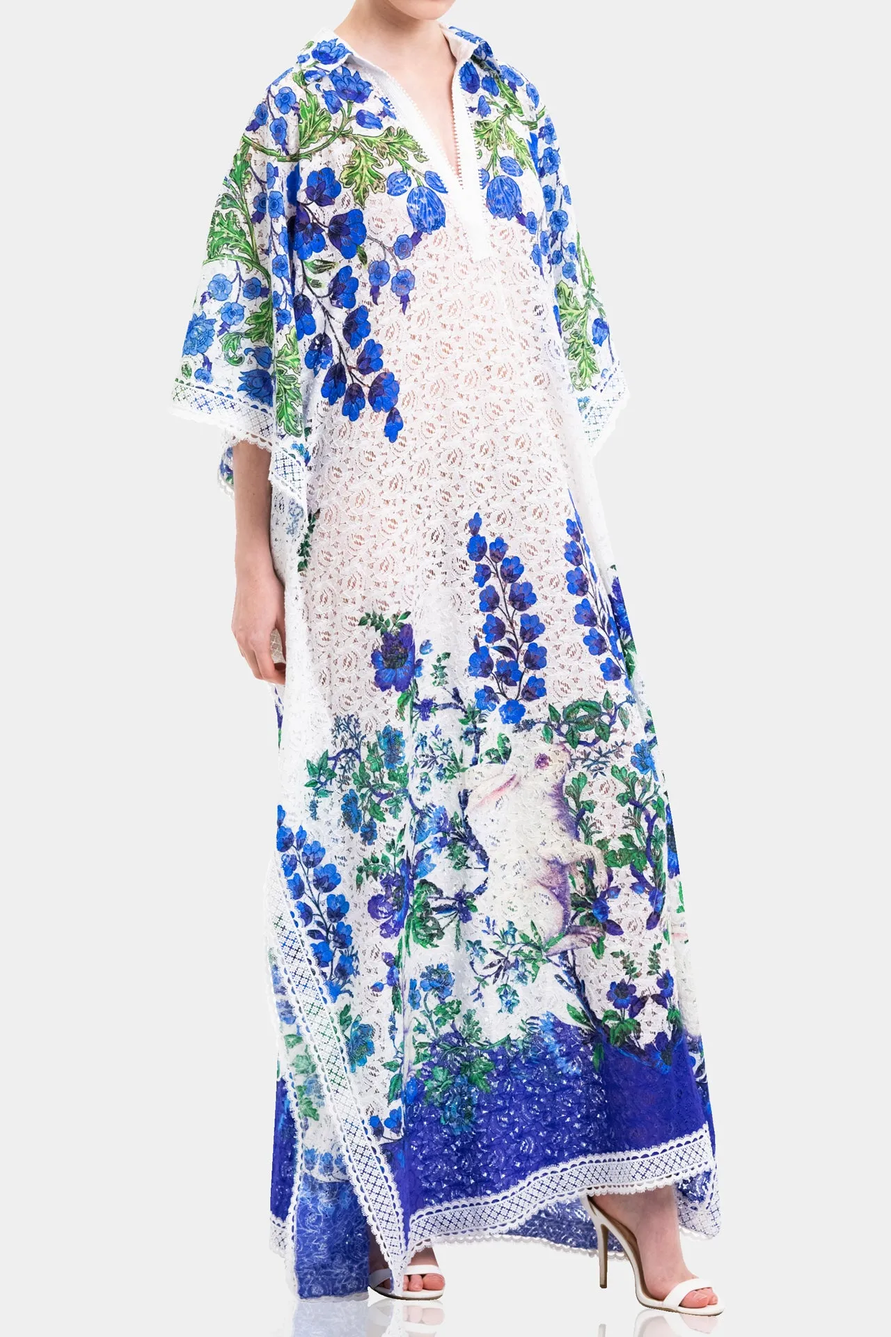 Designer Kaftan Dress in Cotton