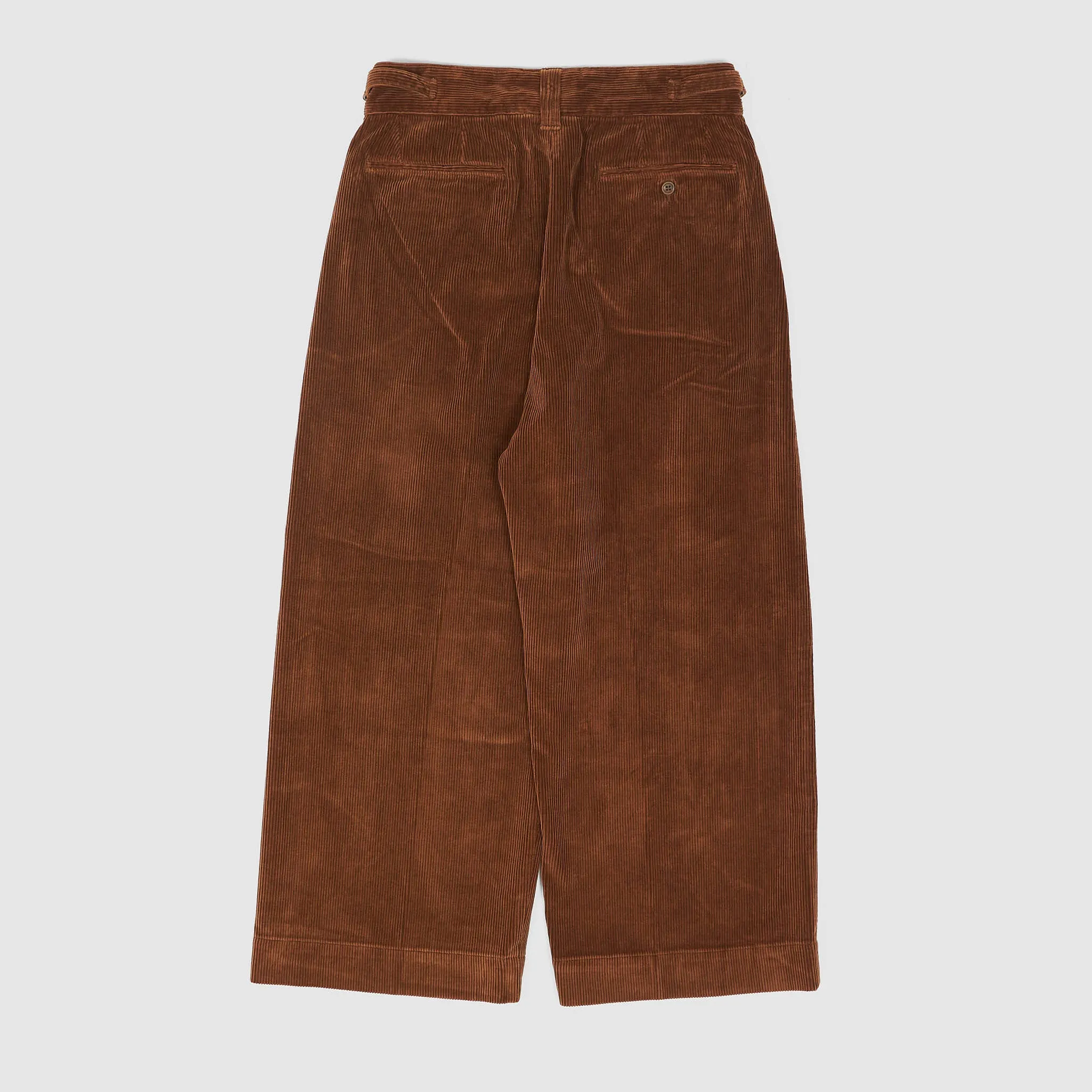 Double RL Ladies Cropped Corduroy Wide-Leg Trousers