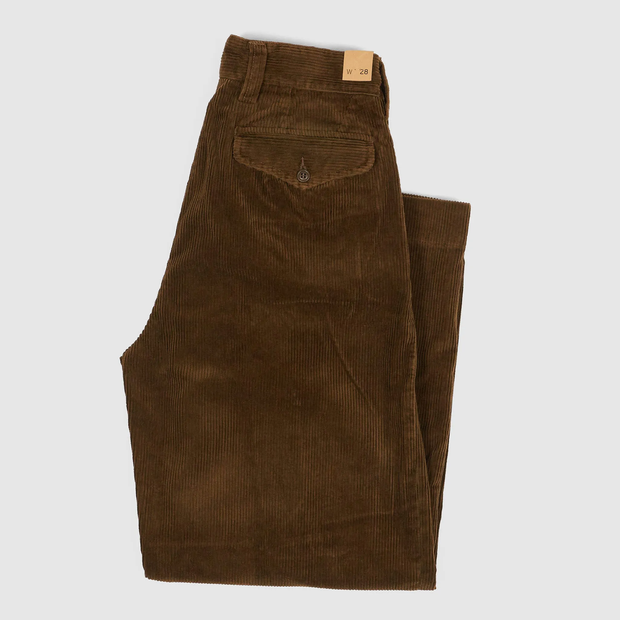 Double RL Ladies Cropped Corduroy Wide-Leg Trousers