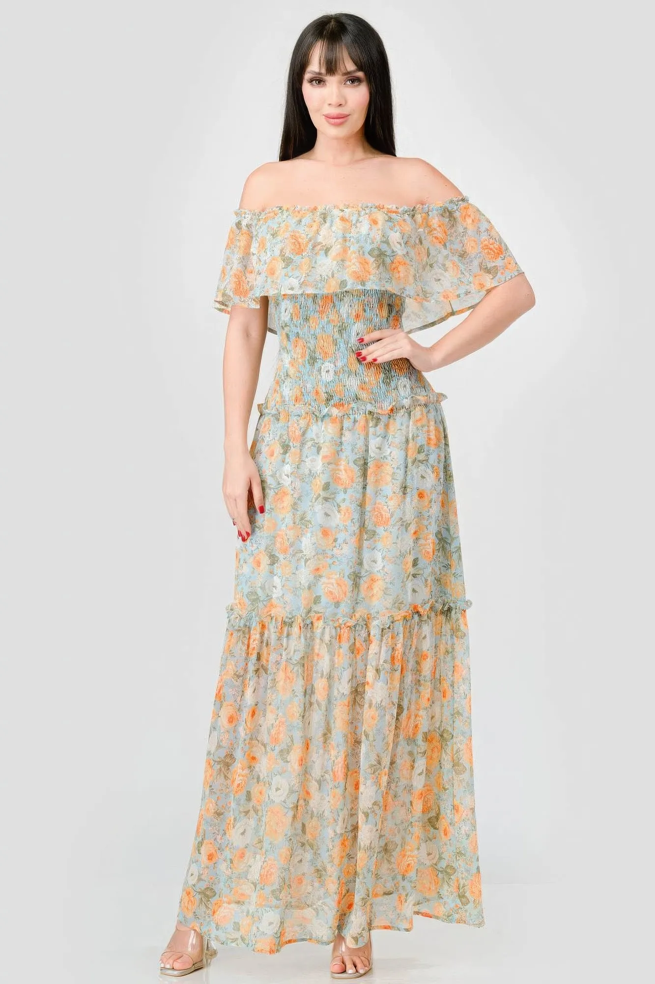 Floral Maxi Dress - Burgeon Bizz