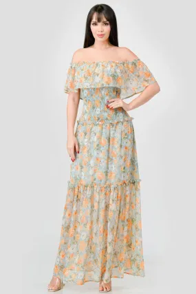 Floral Maxi Dress - Burgeon Bizz