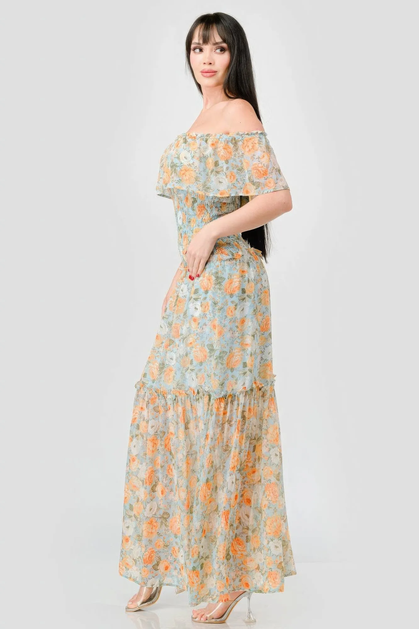 Floral Maxi Dress - Burgeon Bizz