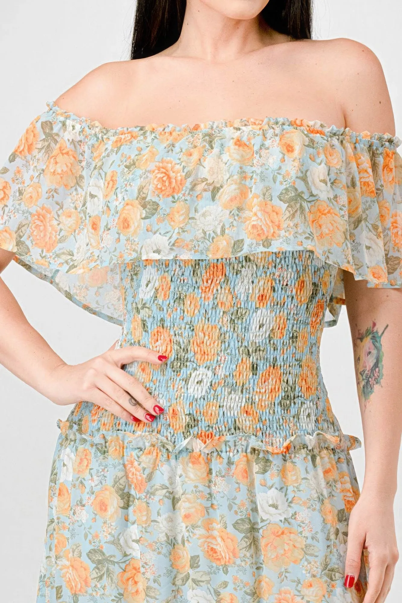 Floral Maxi Dress - Burgeon Bizz